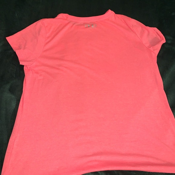 WOMENS XL UA UNDER ARMOUR LOOSE HEST GEAR T SHIRT TOP - Picture 2 of 5
